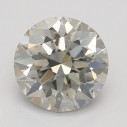 Farebný diamant okrúhly briliant, very light sivý, 0,8ct, GIA