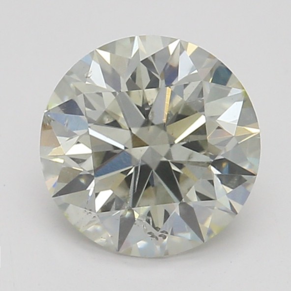 Farebný diamant okrúhly briliant, faint sivý, GIA 4873190254 S1