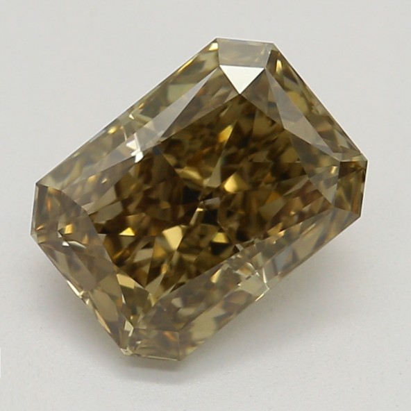 Farebný diamant radiant, fancy dark orandžovohnedý, GIA 5872500035 T9