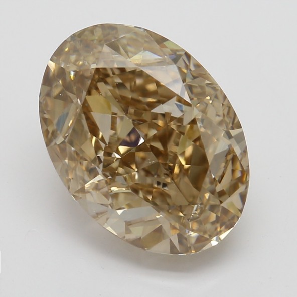 Farebný diamant ovál, fancy orandžovohnedý, GIA 5870690025 T5