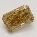 Farebný diamant radiant, fancy oranžovohnedý, 3,04ct, GIA