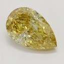 Farebný diamant hruška, fancy deep oranžovožltý, 1,02ct, GIA