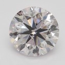 Farebný diamant okrúhly briliant, faint ružový, 0,9ct, GIA