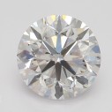Farebný diamant okrúhly briliant, faint ružový, 0,7ct, GIA