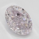 Farebný diamant ovál, light ružový, 1,5ct, GIA