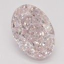 Farebný diamant ovál, fancy light ružový, 1,52ct, GIA