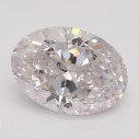 Farebný diamant ovál, very light ružový, 1,01ct, GIA