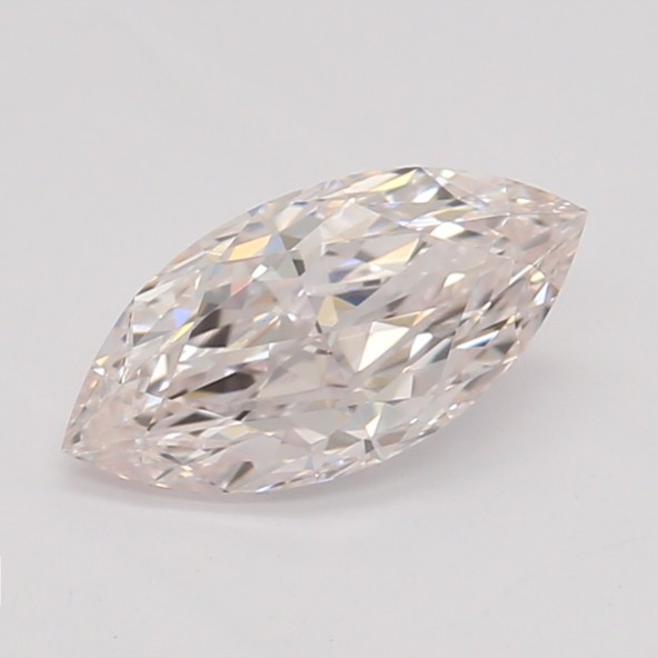 Farebný diamant markíz, very light ružový, GIA 2871040792 R2
