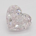 Farebný diamant srdce, light ružový, 0,57ct, GIA