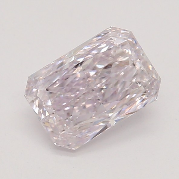 Farebný diamant radiant, fancy light ružovkasto fialový, GIA 5835690205 G4