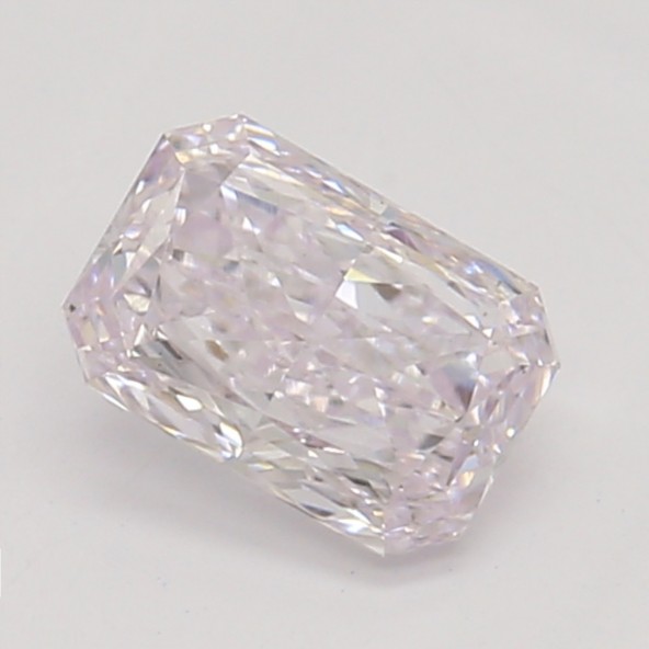 Farebný diamant radiant, fancy light ružovkasto fialový, GIA 7845300097 G4