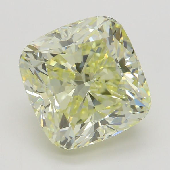 Farebný diamant cushion, fancy light žltý, GIA 3873350223 Y4