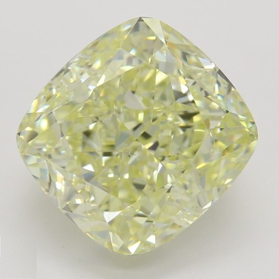 Farebný diamant cushion, fancy light žltý, GIA 2846270172 Y4
