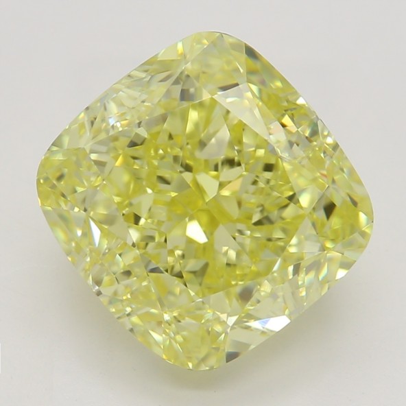 Farebný diamant cushion, fancy intense žltý, GIA 1872000110 Y6