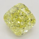 Farebný diamant cushion, fancy intense žltý, 4,02ct, GIA