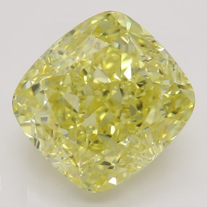 Farebný diamant cushion, fancy intense žltý, GIA 8872030008 Y6