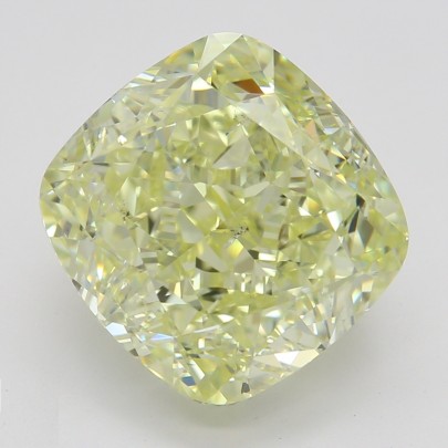 Farebný diamant cushion, fancy light žltý, GIA 7873290467 Y4