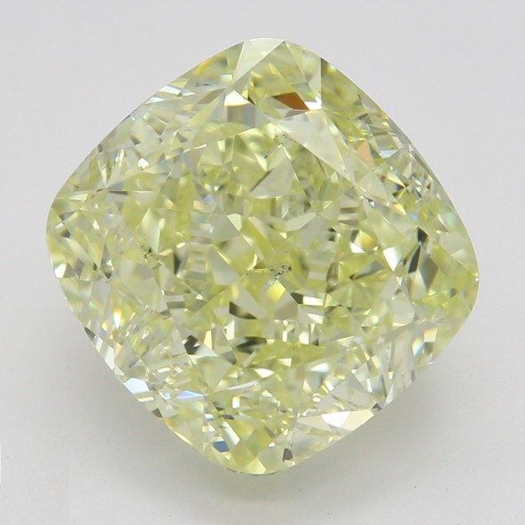 Farebný diamant cushion, fancy light žltý, GIA 7873290467 Y4 Farebný diamant cushion, fancy light žltý, GIA 7873290467 Y4