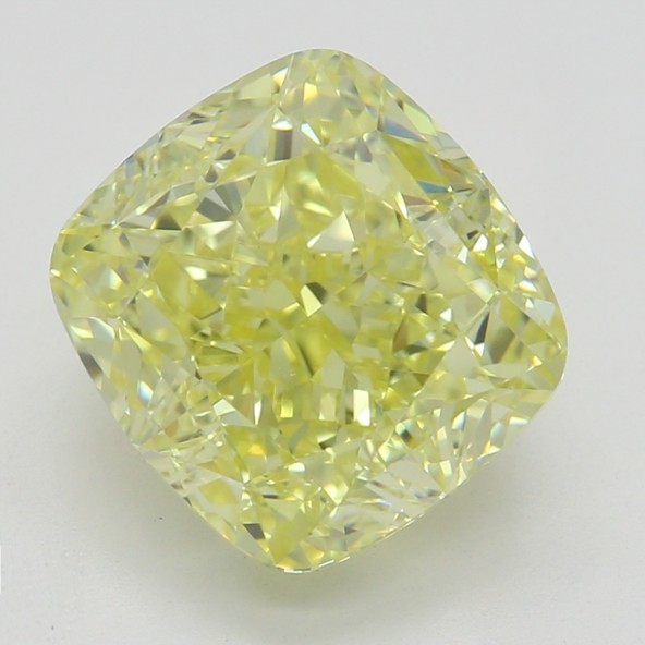 Farebný diamant cushion, fancy intense žltý, GIA 2872730362 Y6