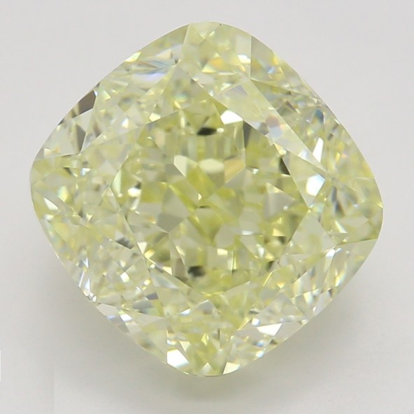 Farebný diamant cushion, fancy light žltý, GIA 9873080259 Y4