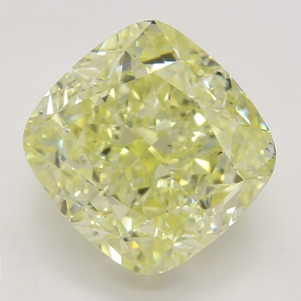 Farebný diamant cushion, fancy žltý, GIA 9873290449 Y5 Farebný diamant cushion, fancy žltý, GIA 9873290449 Y5