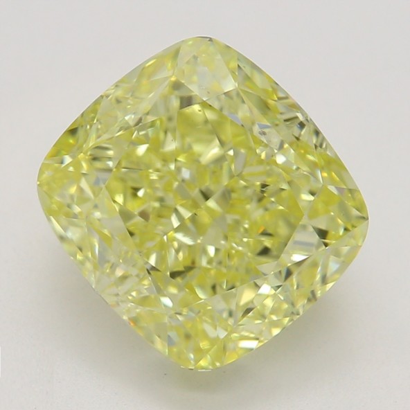 Farebný diamant cushion, fancy intense žltý, GIA 1872520001 Y6 Farebný diamant cushion, fancy intense žltý, GIA 1872520001 Y6