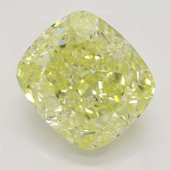 Farebný diamant cushion, fancy intense žltý, GIA 6845660606 Y6
