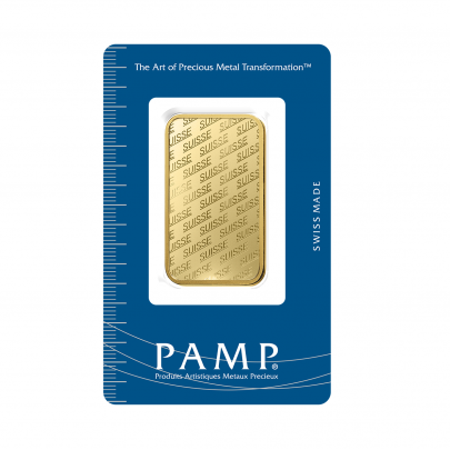 Investičná zlatá tehla 1 oz razená Pamp ZAUFS00444 2