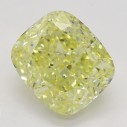 Farebný diamant cushion, fancy intense žltý, 3,01ct, GIA