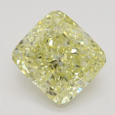Farebný diamant cushion, fancy žltý, GIA 1870590091 Y5