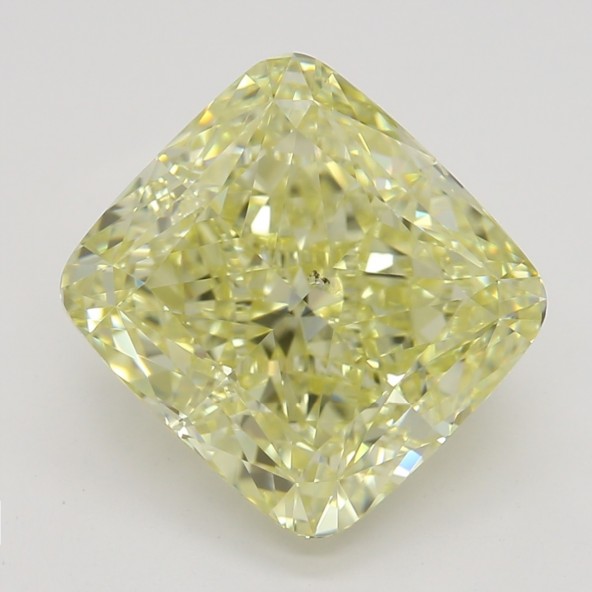 Farebný diamant cushion, fancy žltý, GIA 1870590091 Y5 Farebný diamant cushion, fancy žltý, GIA 1870590091 Y5
