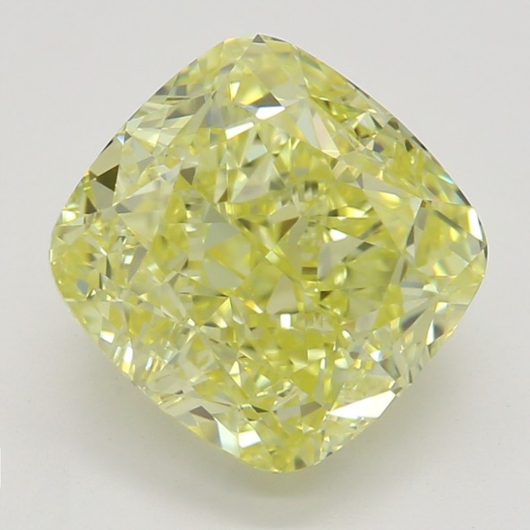 Farebný diamant cushion, fancy intense žltý, GIA 5873200725 Y6 Farebný diamant cushion, fancy intense žltý, GIA 5873200725 Y6