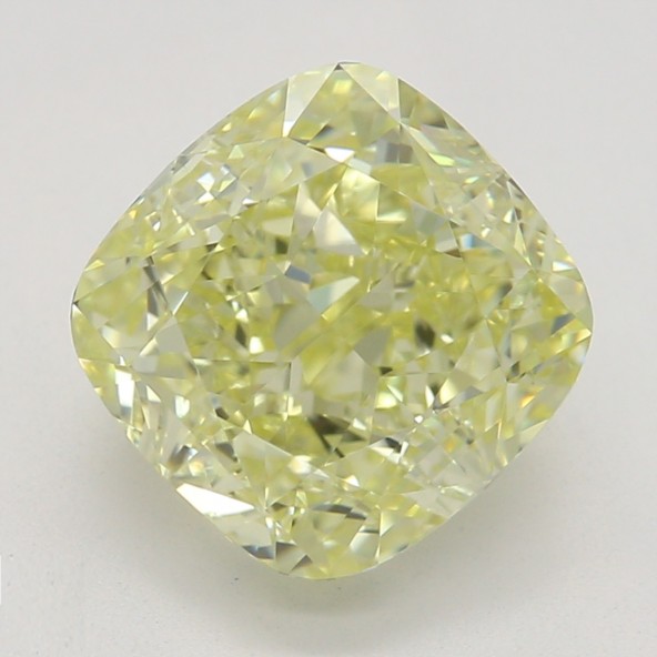 Farebný diamant cushion, fancy žltý, GIA 7845770477 Y5