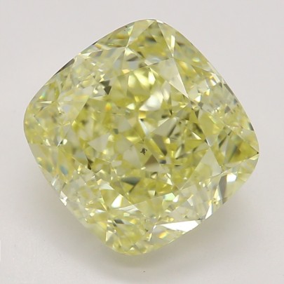 Farebný diamant cushion, fancy žltý, GIA 5873270165 Y5