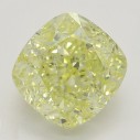 Farebný diamant cushion, fancy žltý, 2,02ct, GIA