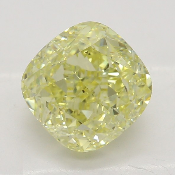 Farebný diamant cushion, fancy žltý, GIA 9872040689 Y5