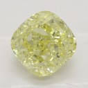 Farebný diamant cushion, fancy žltý, 1,5ct, GIA