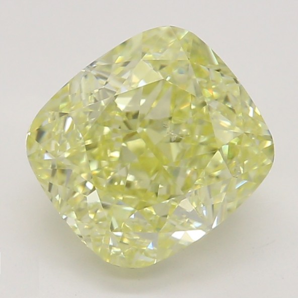 Farebný diamant cushion, fancy žltý, GIA 4873270524 Y5 Farebný diamant cushion, fancy žltý, GIA 4873270524 Y5