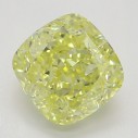 Farebný diamant cushion, fancy intense žltý, 1,31ct, GIA