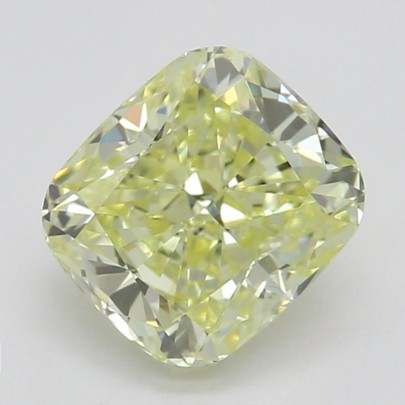 Farebný diamant cushion, fancy žltý, GIA 8846030388 Y5