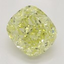 Farebný diamant cushion, fancy žltý, 1,01ct, GIA