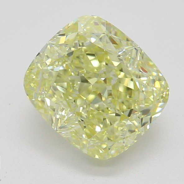 Farebný diamant cushion, fancy žltý, GIA 7846240847 Y5