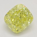 Farebný diamant cushion, fancy intense žltý, 1,01ct, GIA