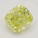 Farebný diamant cushion, fancy intense žltý, 1,01ct, GIA