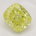 Farebný diamant cushion, fancy intense žltý, 1,01ct, GIA