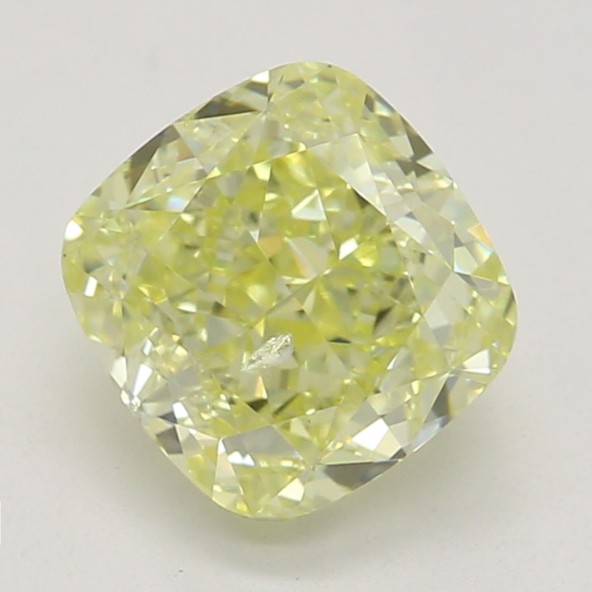 Farebný diamant cushion, fancy žltý, GIA 5872210365 Y5