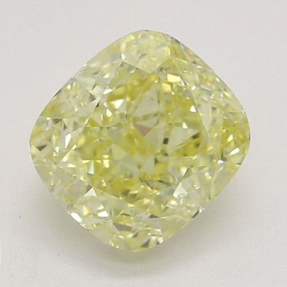 Farebný diamant cushion, fancy žltý, GIA 9846010609 Y5