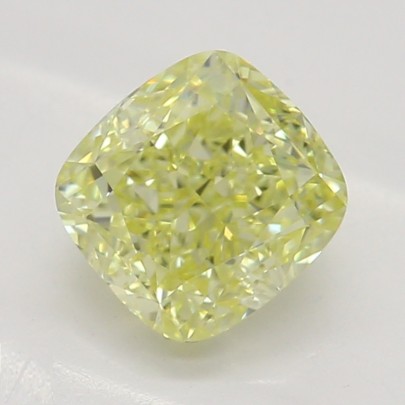 Farebný diamant cushion, fancy žltý, GIA 2872010472 Y5