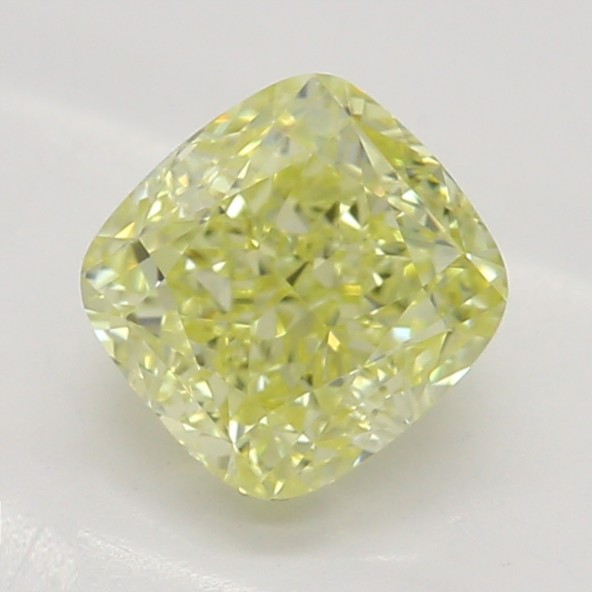 Farebný diamant cushion, fancy žltý, GIA 2872010472 Y5