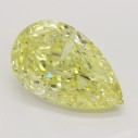 Farebný diamant hruška, fancy intense žltý, 3,06ct, GIA